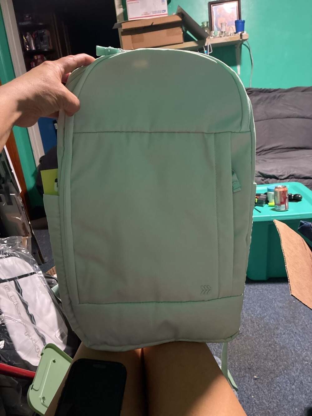 All In Motion 17.5" Lifestyle Backpack in Light Mint Green